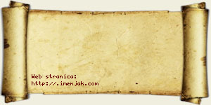 Angelina Vidaković vizit kartica